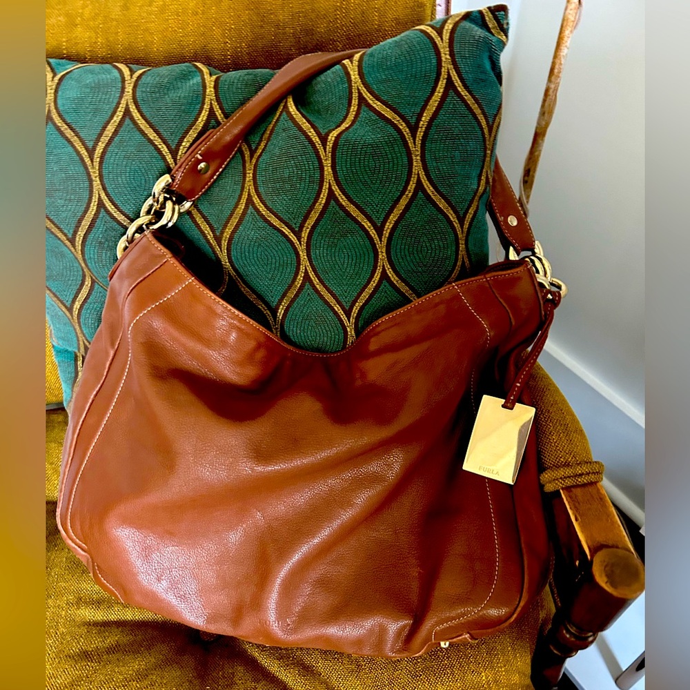 Furla leather handbag